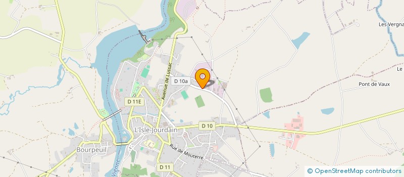 localisation de l'entreprise MADAME MARIE-FRANCE TEXIER  L'ISLE-JOURDAIN