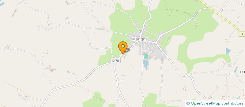 localisation de l'entreprise MADAME MARIE FRANCE THIBAULT  LES HAUTS-D'ANJOU