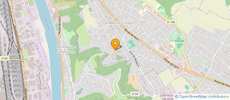 localisation de l'entreprise MADAME MARIE-FRANCE THUILLIER  LE MESNIL-ESNARD