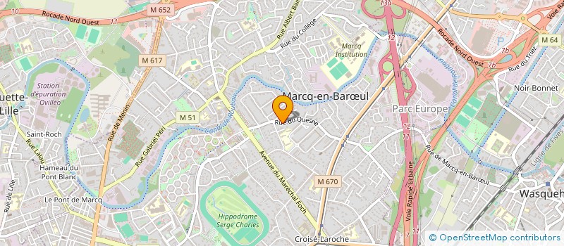 localisation de l'entreprise MADAME MARIE-FRANCE TIRMAN à MARCQ-EN-BARŒUL