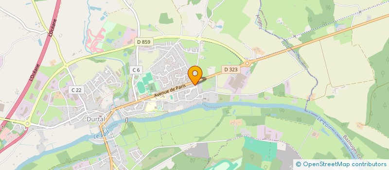 localisation de l'entreprise MADAME MARIE-FRANCE TOURNADE  HUILLE-LEZIGNE