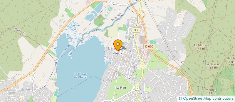 localisation de l'entreprise MADAME MARIE FRANCE VALERY  BALARUC LES BAINS