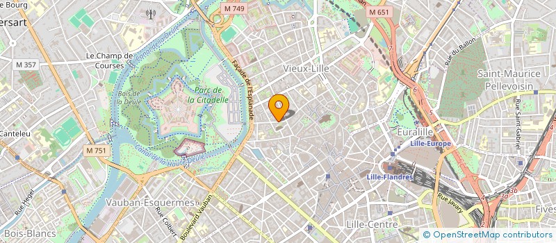 localisation de l'entreprise MADAME MARIE-FRANCE VANDENDRIESSCHE  LILLE