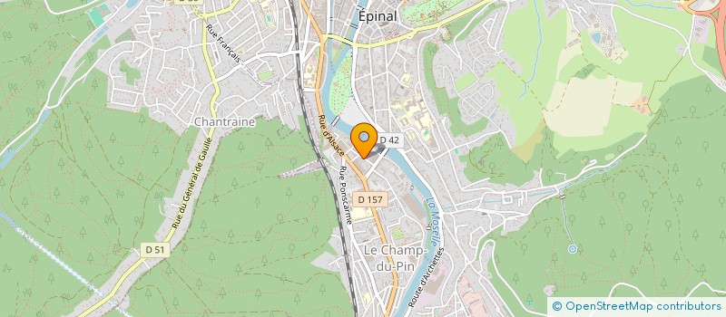 localisation de l'entreprise MADAME MARIE-FRANCE VAXELAIRE  EPINAL