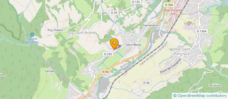 localisation de l'entreprise MADAME MARIE-FRANCE VILLARD  PUY-SAINT-ANDRE