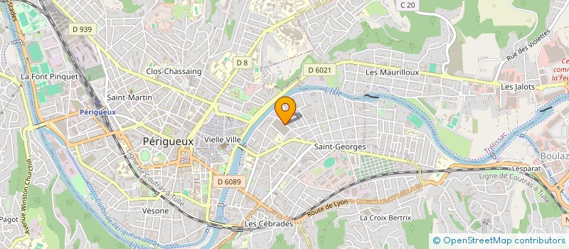 localisation de l'entreprise MADAME MARIE-FRANCE VIOLLEAU  PERIGUEUX