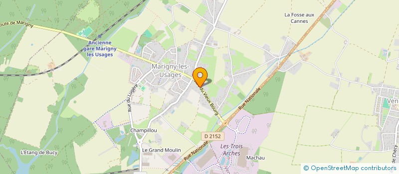 localisation de l'entreprise MADAME MARIE-FRANCE VIVIER à MARIGNY-LES-USAGES