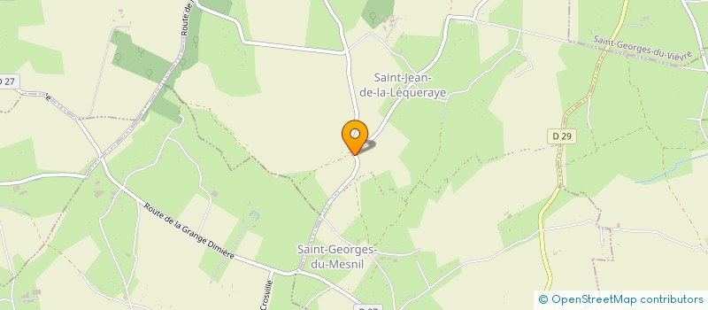 localisation de l'entreprise MADAME MARIE-FRANCE VOISIN  LE MESNIL-SAINT-JEAN