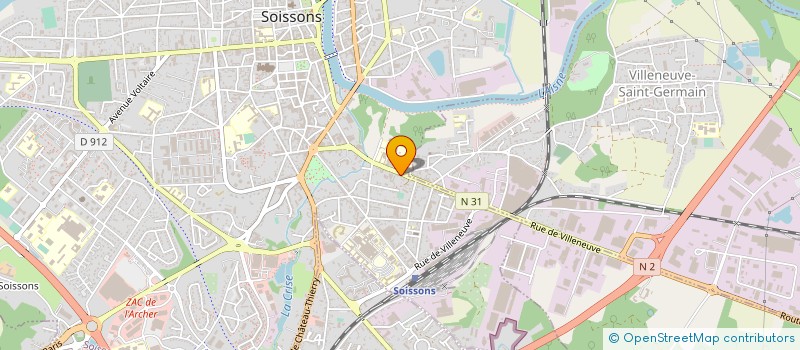 localisation de l'entreprise MADAME MARIE-FRANCE WATRY  ARCIS-LE-PONSART