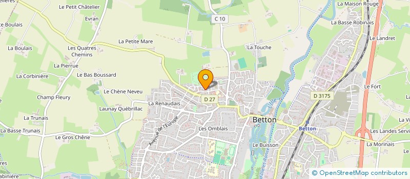 localisation de l'entreprise MADAME MARIE FRANCES  BETTON