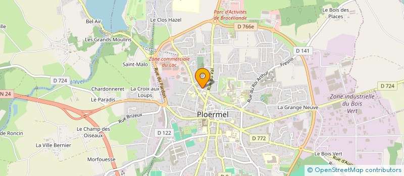 localisation de l'entreprise MADAME MARIE FRANCILLON  PLOERMEL