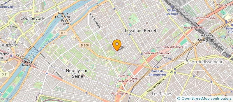 localisation de l'entreprise MADAME MARIE FRANCIN à LEVALLOIS-PERRET