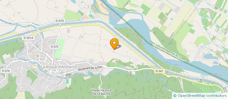 localisation de l'entreprise MADAME MARIE-FRANCINE SACRE  LA ROQUE D'ANTHERON