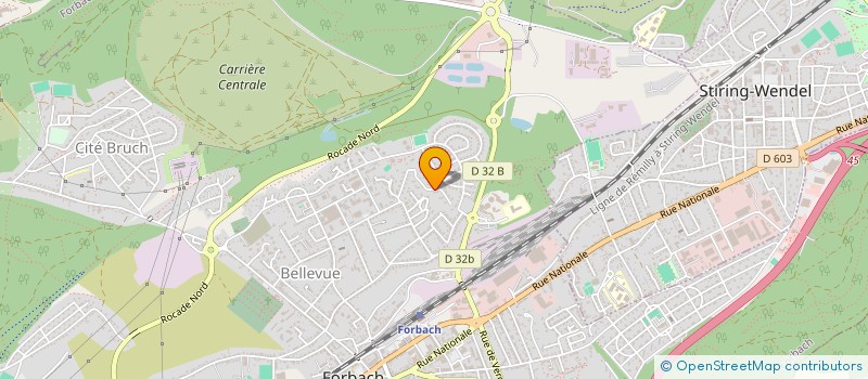 localisation de l'entreprise MADAME MARIE FRANCO  FORBACH