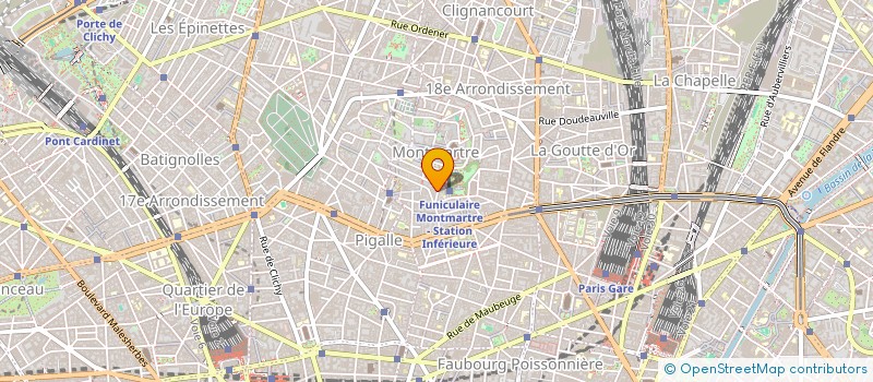 localisation de l'entreprise MADAME MARIE FRANCOIS à PARIS