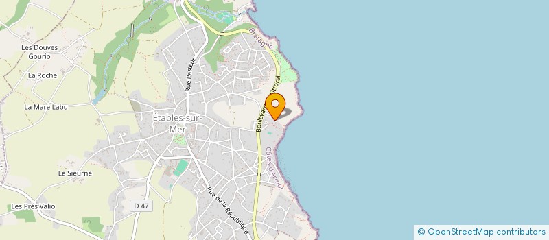 localisation de l'entreprise MADAME MARIE-FRANCOIS GOARIN  BINIC-ETABLES-SUR-MER