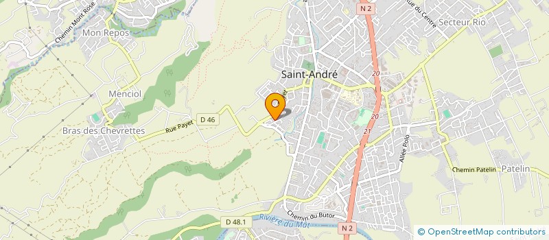 localisation de l'entreprise MADAME MARIE-FRANCOISE ABADIE à SAINT-ANDRE
