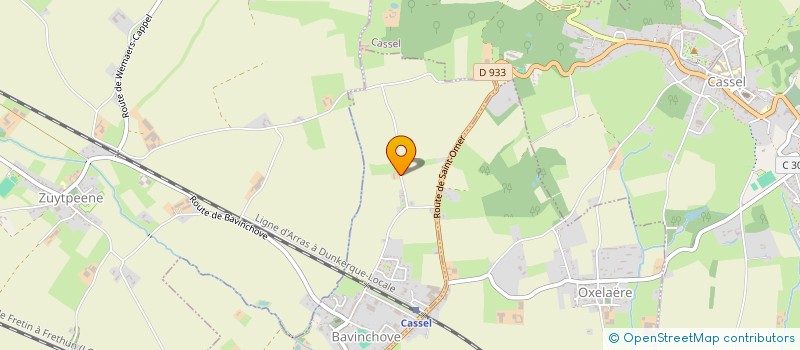 localisation de l'entreprise MADAME MARIE-FRANCOISE ALLOCHON  BAVINCHOVE