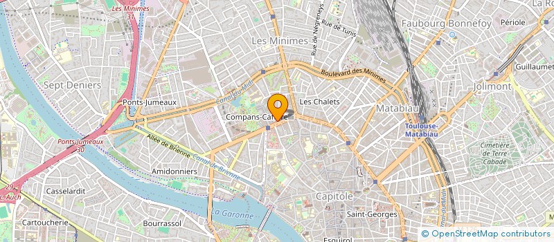 localisation de l'entreprise MADAME MARIE FRANCOISE BAURENS à TOULOUSE