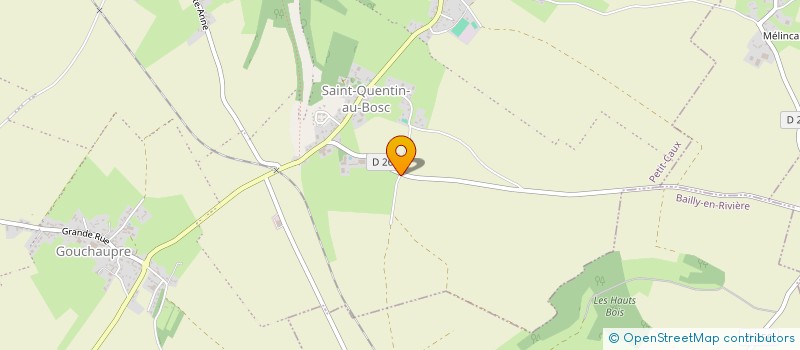 localisation de l'entreprise MADAME MARIE-FRANCOISE BEAUVISAGE  PETIT-CAUX