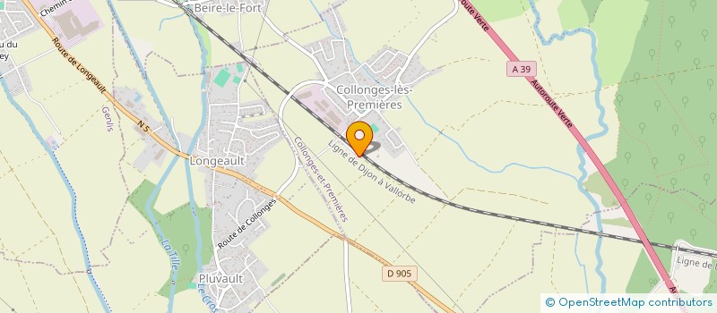 localisation de l'entreprise MADAME MARIE-FRANCOISE BEUDET  COLLONGES-ET-PREMIERES