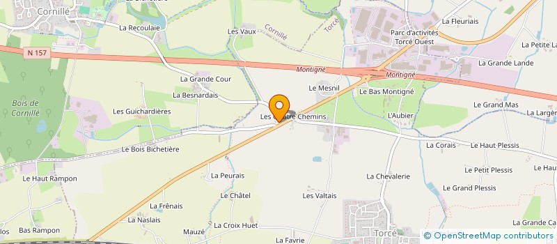 localisation de l'entreprise MADAME MARIE-FRANCOISE BOISARD  LE PERTRE