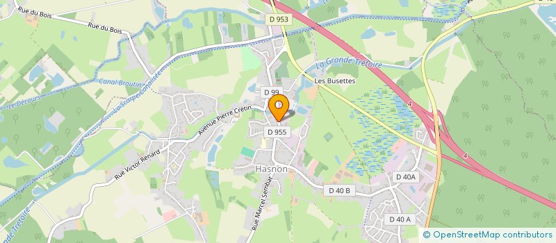 localisation de l'entreprise MADAME MARIE-FRANCOISE BOUCKAERT à HASNON
