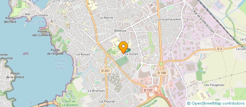 localisation de l'entreprise MADAME MARIE-FRANCOISE BOURDON  SAINT-MALO