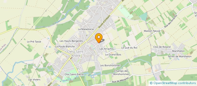 localisation de l'entreprise MADAME MARIE FRANCOISE BOURGOIN  CLERY-SAINT-ANDRE