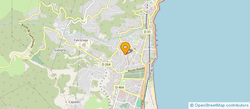 localisation de l'entreprise MADAME MARIE FRANCOISE BRADESI à BASTIA