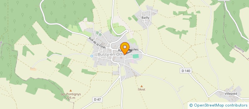 localisation de l'entreprise MADAME MARIE-FRANCOISE BRONISEL  BUSSY-EN-OTHE