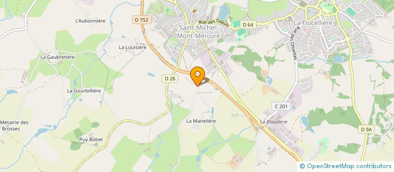 localisation de l'entreprise MADAME MARIE-FRANCOISE CAILLAUD à SEVREMONT