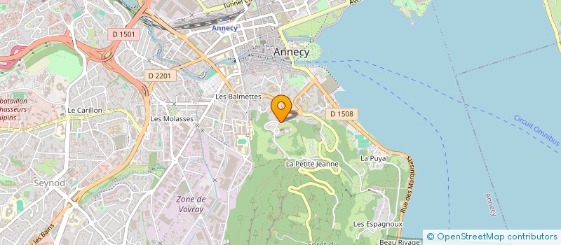 localisation de l'entreprise MADAME MARIE-FRANCOISE CATALON à ANNECY