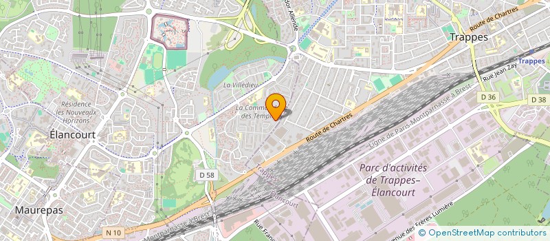 localisation de l'entreprise MADAME MARIE-FRANCOISE CAUSSIN à ELANCOURT