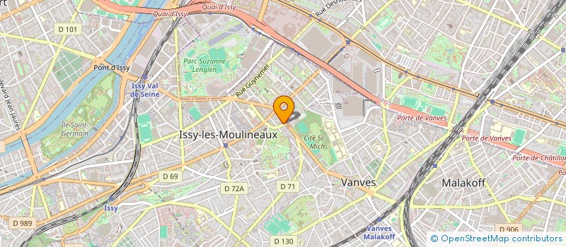 localisation de l'entreprise MADAME MARIE-FRANCOISE CHAIZE à ISSY-LES-MOULINEAUX