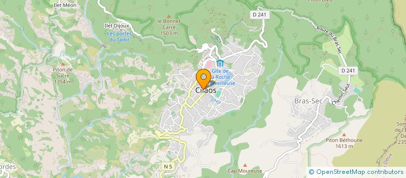 localisation de l'entreprise MADAME MARIE FRANCOISE CLAIN à CILAOS