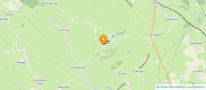 localisation de l'entreprise MADAME MARIE FRANCOISE CROZET  CHAPELLE-SOUS-DUN (LA)