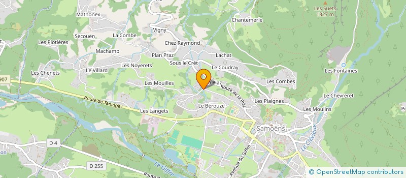 localisation de l'entreprise MADAME MARIE FRANCOISE DECHAVASSINE à SAMOENS
