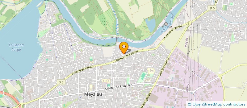 localisation de l'entreprise MADAME MARIE FRANCOISE DESBOS  MEYZIEU