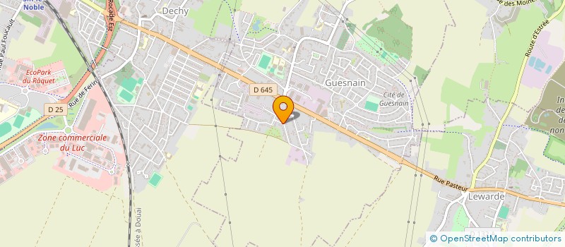 localisation de l'entreprise MADAME MARIE-FRANCOISE DESORT  GUESNAIN