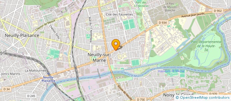 localisation de l'entreprise MADAME MARIE FRANCOISE DEVILLE à NEUILLY-SUR-MARNE