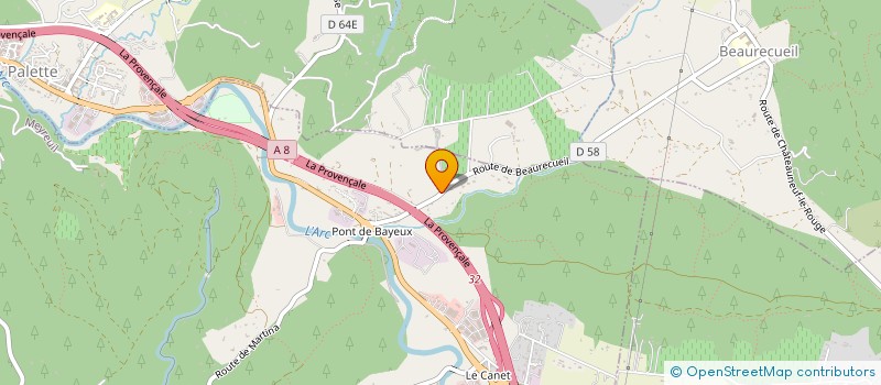 localisation de l'entreprise MADAME MARIE FRANCOISE DI FRAJA  MEYREUIL