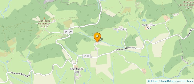 localisation de l'entreprise MADAME MARIE-FRANCOISE DUBREUIL à CHARMOY