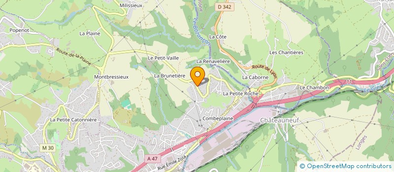 localisation de l'entreprise MADAME MARIE-FRANCOISE DUFOUR à SAINT-JOSEPH