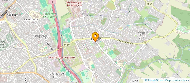 localisation de l'entreprise MADAME MARIE-FRANCOISE FABRE  BALMA