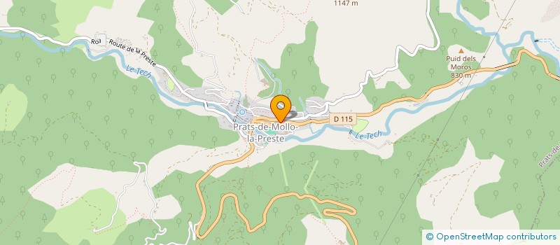 localisation de l'entreprise MADAME MARIE-FRANCOISE FITE  PRATS-DE-MOLLO-LA-PRESTE