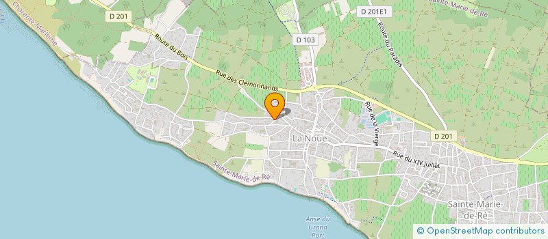localisation de l'entreprise MADAME MARIE-FRANCOISE GAILLARD  SAINTE-MARIE-DE-RE