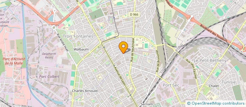 localisation de l'entreprise MADAME MARIE-FRANCOISE GENET à REIMS