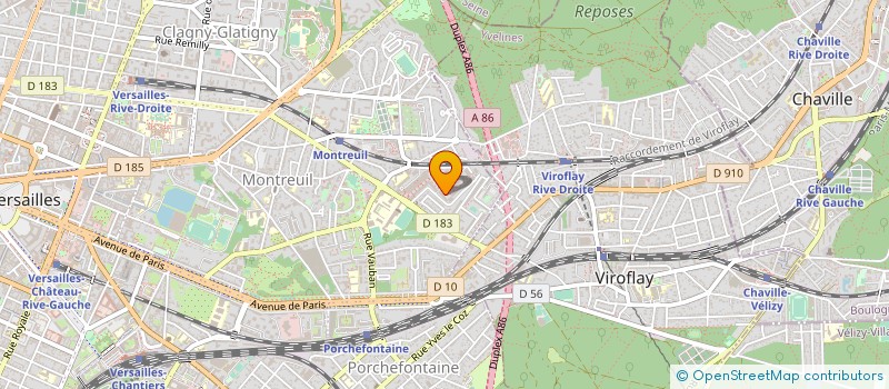 localisation de l'entreprise MADAME MARIE-FRANCOISE GRIFFON à VERSAILLES