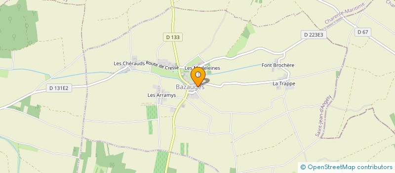 localisation de l'entreprise MADAME MARIE-FRANCOISE GUERIN  BEAUVAIS-SUR-MATHA